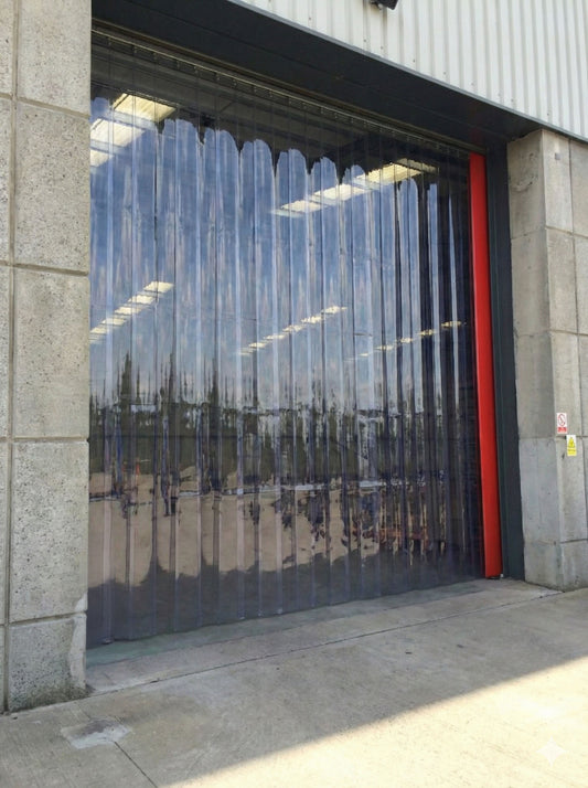 PVC Strip Curtain Door Kit in warehouse